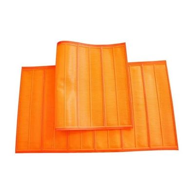 Ecrã fino PU de alta frequência 0,1 mm 35% Área aberta para máquinas de derrick