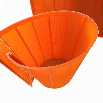 Tela de poliuretano laranja de 1040x700mm e 0,045mm para matérias-primas de vidro