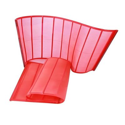 Painel de tela de PU de 5 mm, malha de 8,0 mm para cascalho com pinça rápida