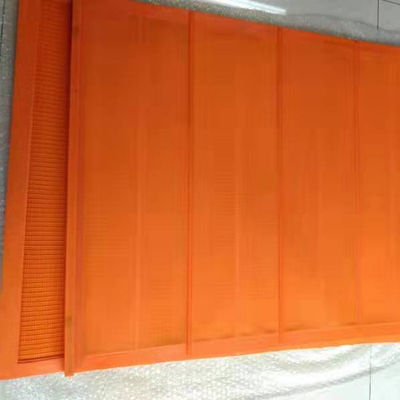 Painel de Tela PU Laranja Anti-Obstrução 1,0mm para Minério de Ferro