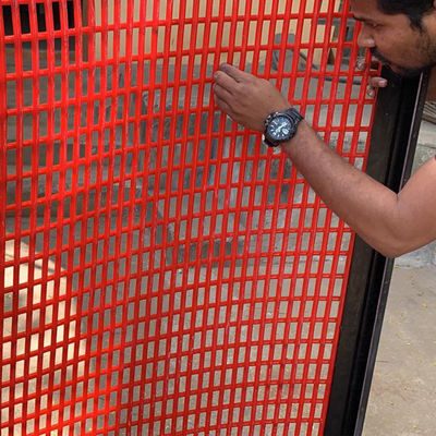 2.5mm PU revestido Tufflex Screen Mining Panel com aberturas quadradas de 5mm