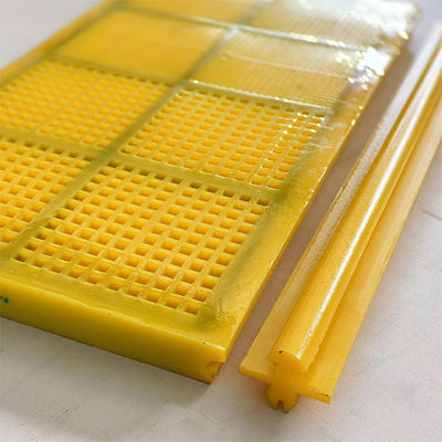 Nova tela de vibração de poliuretano WS85 de 610 × 610 mm Estrutura de aço aberturas circulares / lineares / quadradas