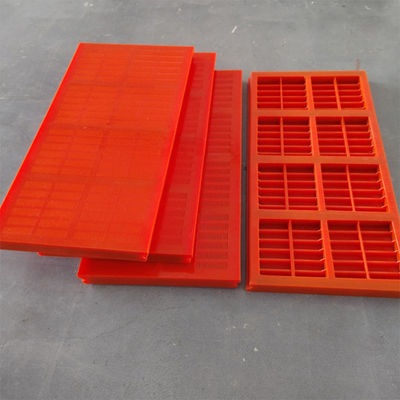 Partes de máquinas de mineração WS85 PU Tensião Screen Mesh Resistente à corrosão / óleo