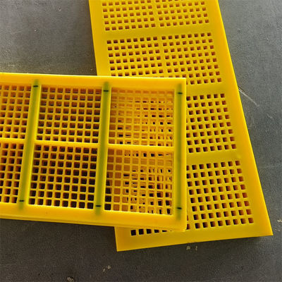 Ecrã modular de poliuretano de alta resistência ao desgaste WS85 300x305mm / 300x610mm / 300x800mm Material MDI