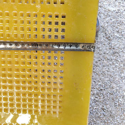 Tapete de tela de poliuretano de 40 mm para mineração de minério de ferro