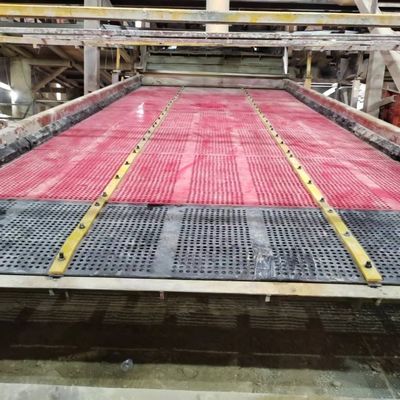 Mineração Mesto Vibrating Screens Painéis de tela de borracha 40*10mm Confiável