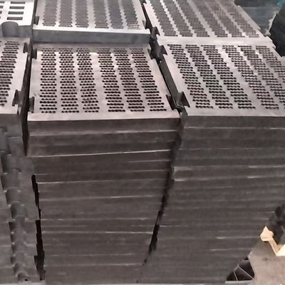 Painéis de ecrã de borracha com buracos ajustáveis para ecrãs vibratórios específicos de mineração