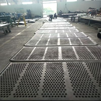 Ecrã de vibração de mineração 60*20mm Painéis de ecrã de borracha Alto desempenho