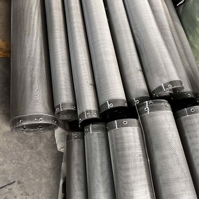 Tela de ilhó SS316 com bordas dobradas para separadores Rotex