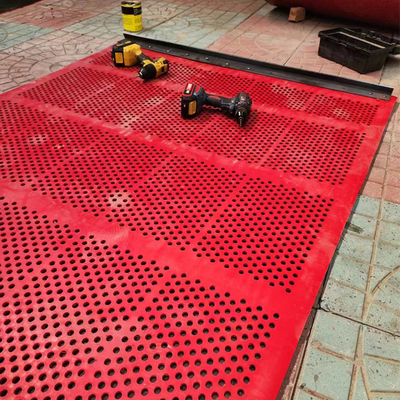 1m de largura, esterco de borracha autolimpante para separação de materiais finos