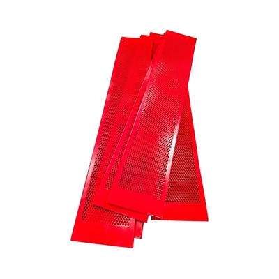 Tela de peneira flip-flop de poliuretano com abertura de 8mm para processamento de minério úmido