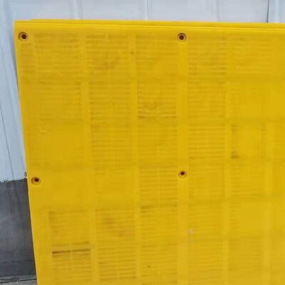 Meio de peneiramento de poliuretano WS 85 aberto 305x610mm, resistente ao desgaste e antientupimento para rejeitos de minério de ferro