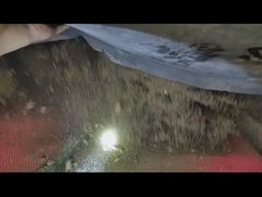 Painel de Tela de Borracha Vermelho-Preto